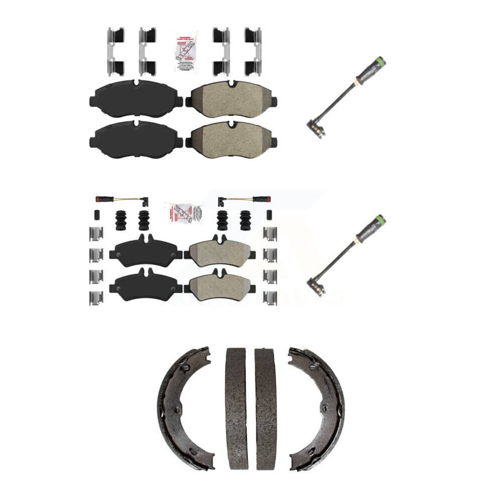 AmeriBRAKES - KNW-101183 - Front and Rear Disc Brake Pad Kits