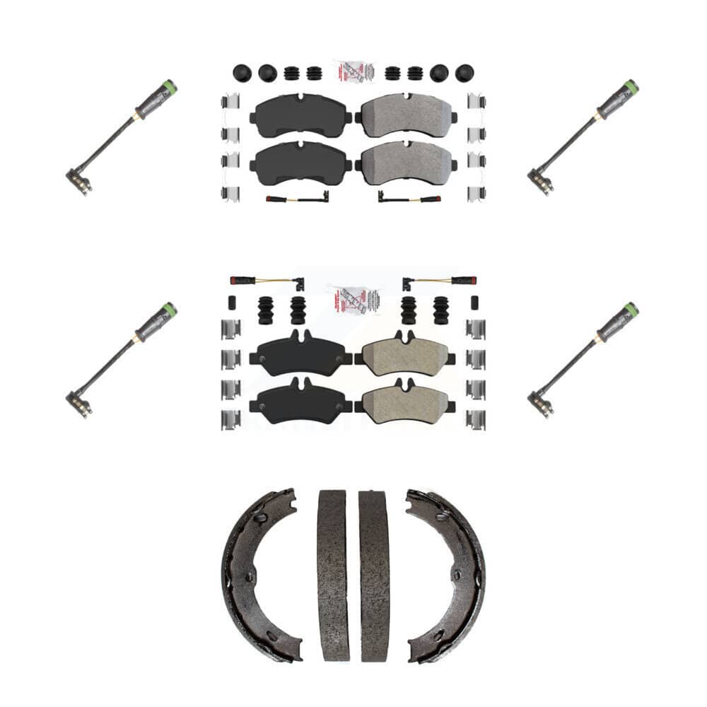 AmeriBRAKES - KNW-101215 - Front and Rear Disc Brake Pad Kits