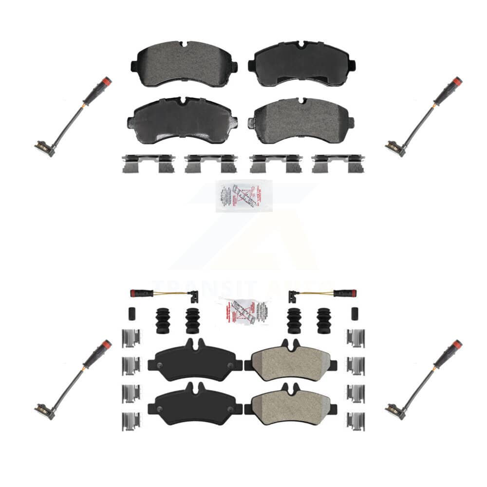 AmeriBRAKES - KNW-101283 - Front and Rear Disc Brake Pad Kits