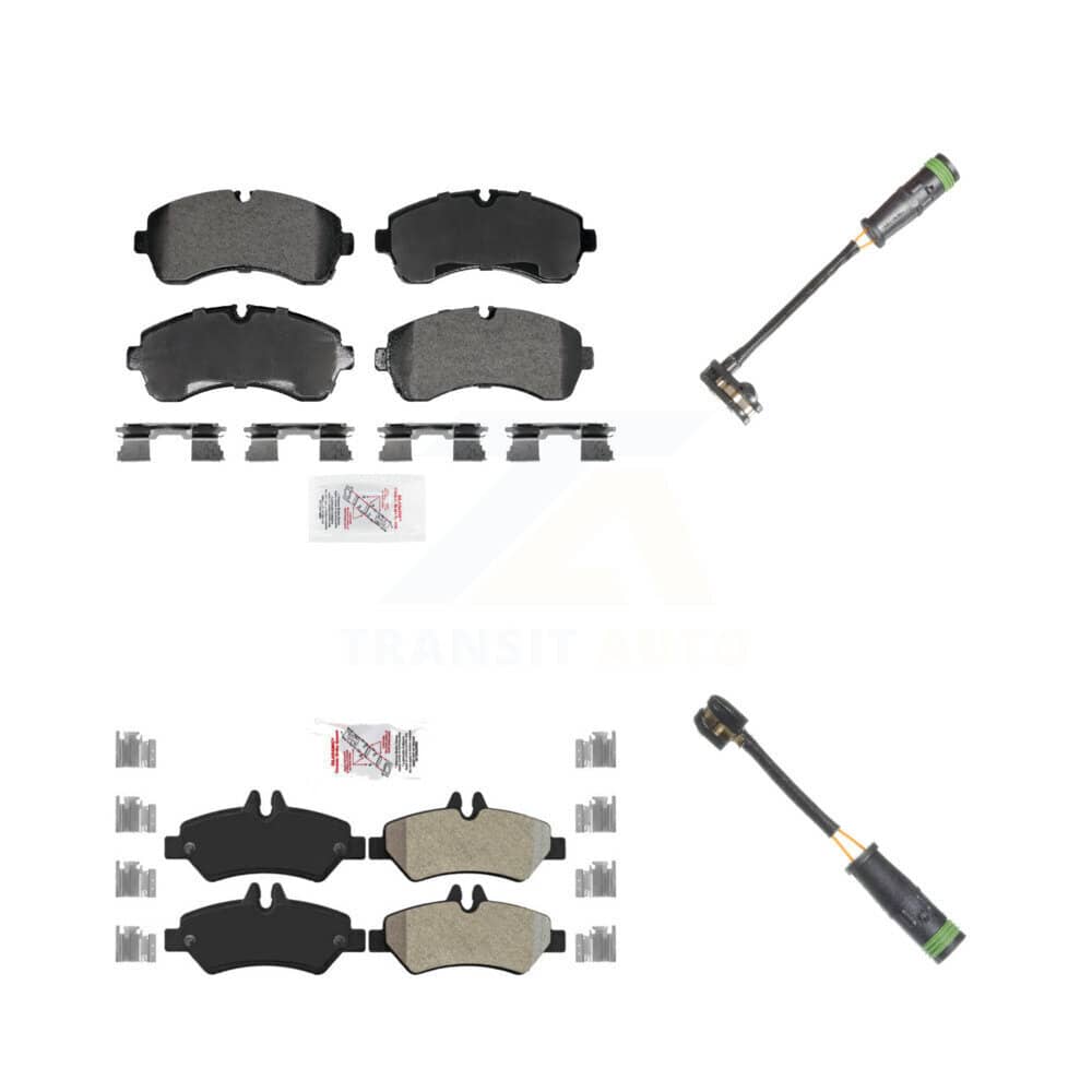 AmeriBRAKES - KNW-101316 - Front and Rear Disc Brake Pad Kits