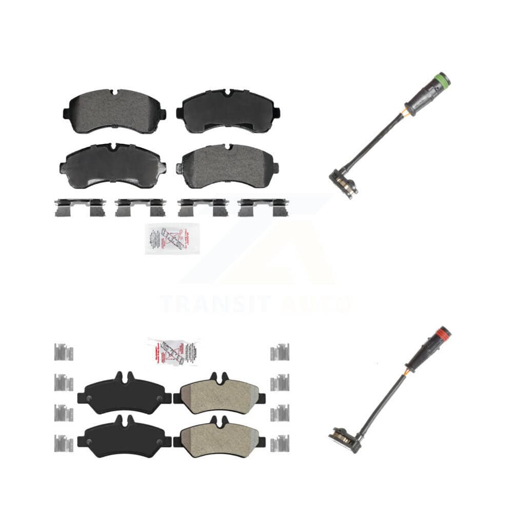 AmeriBRAKES - KNW-101320 - Front and Rear Disc Brake Pad Kits
