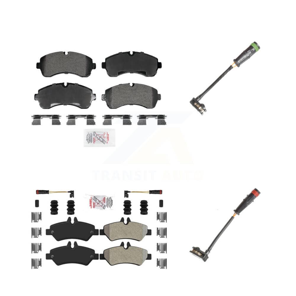 AmeriBRAKES - KNW-101321 - Front and Rear Disc Brake Pad Kits