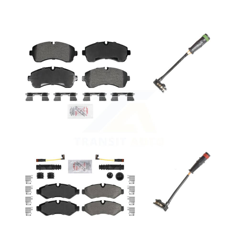 AmeriBRAKES - KNW-101325 - Front and Rear Disc Brake Pad Kits