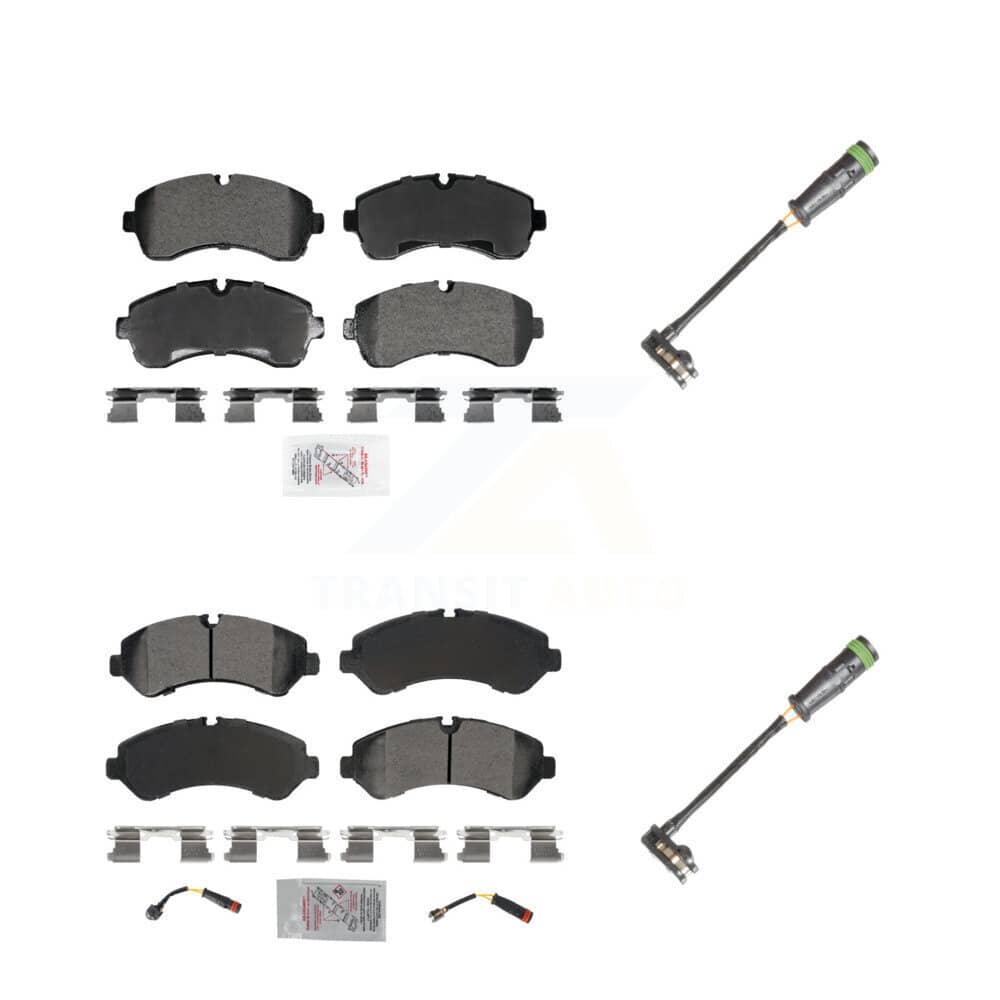 AmeriBRAKES - KNW-101328 - Front and Rear Disc Brake Pad Kits