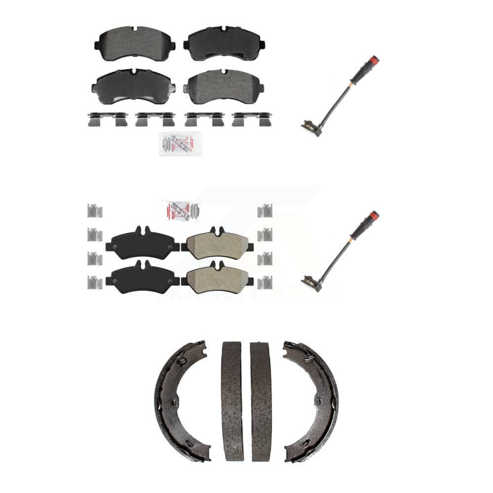 AmeriBRAKES - KNW-101383 - Front and Rear Disc Brake Pad Kits