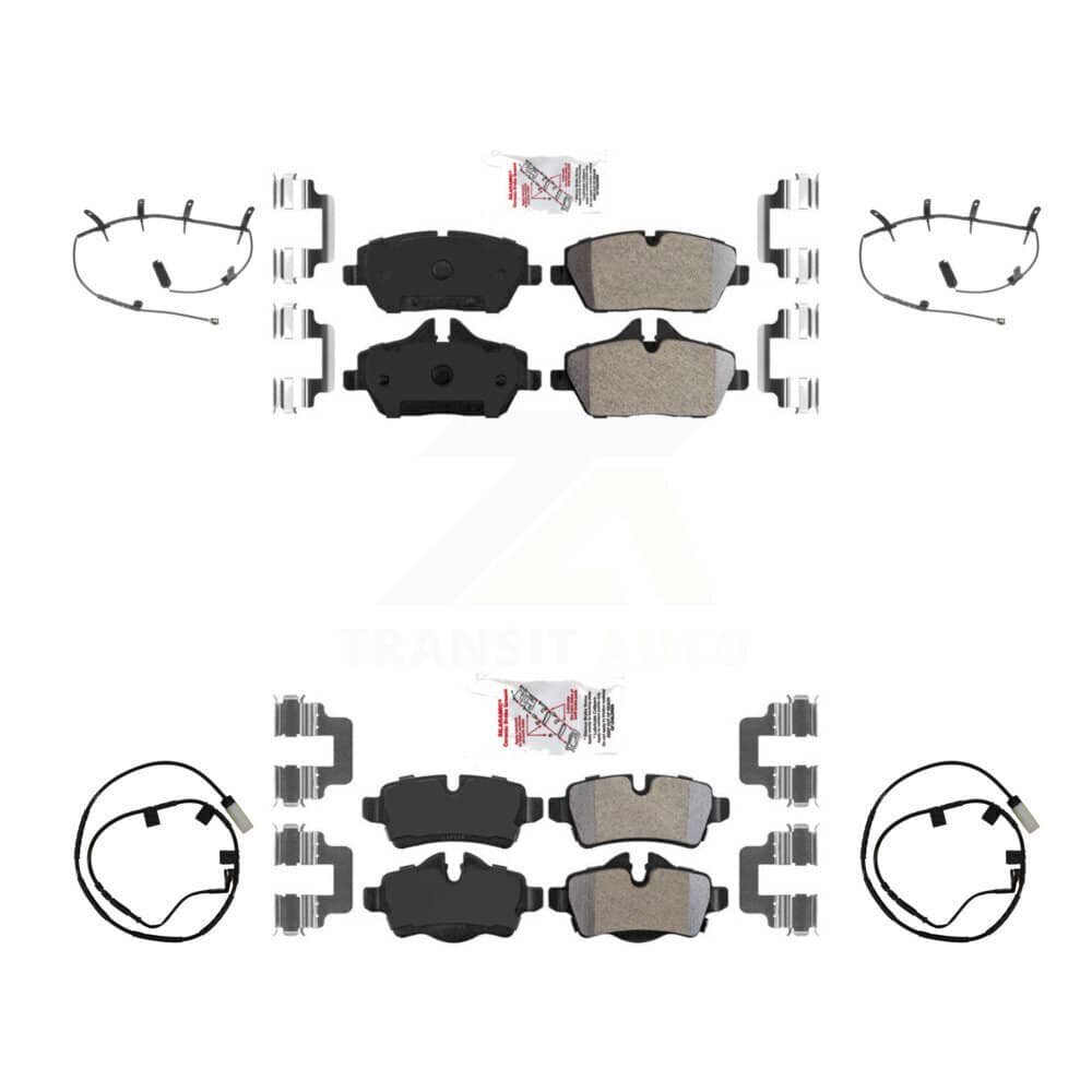 AmeriBRAKES - KNW-101418 - Front and Rear Disc Brake Pad Kits