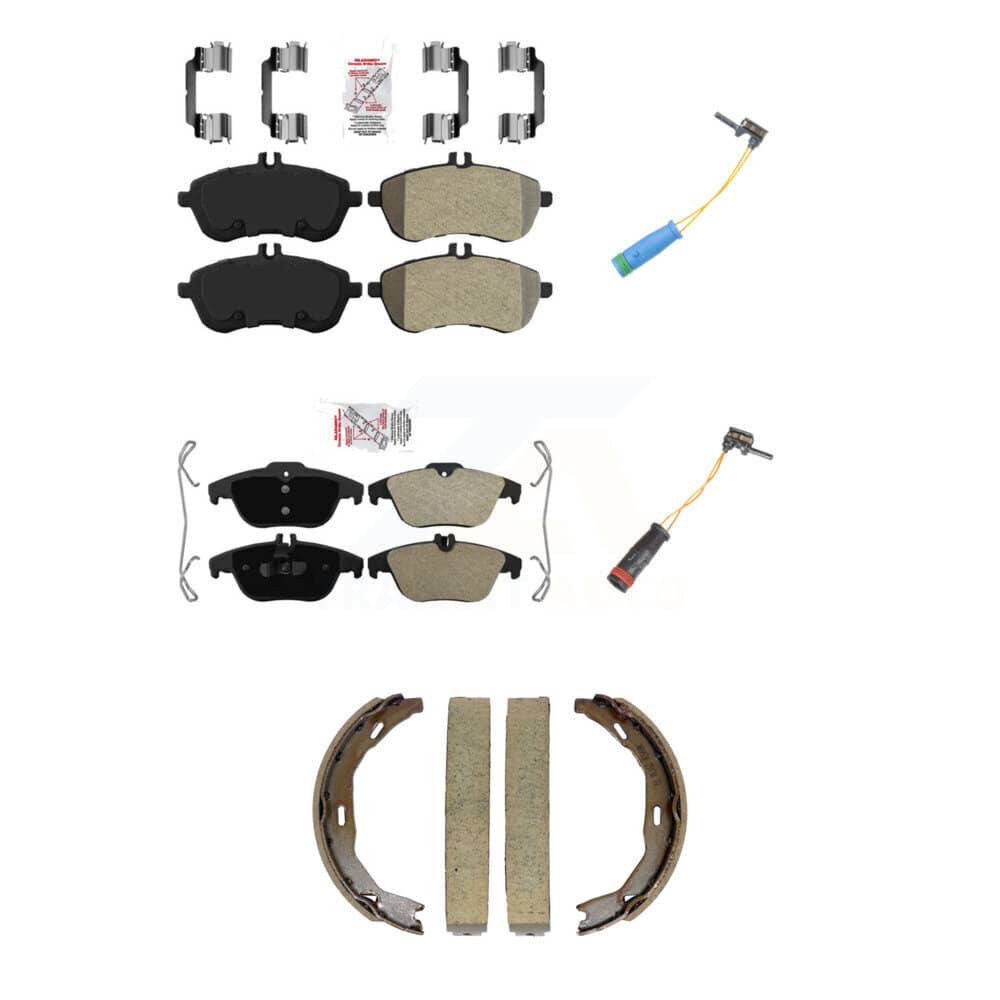 AmeriBRAKES - KNW-101450 - Front and Rear Disc Brake Pad Kits