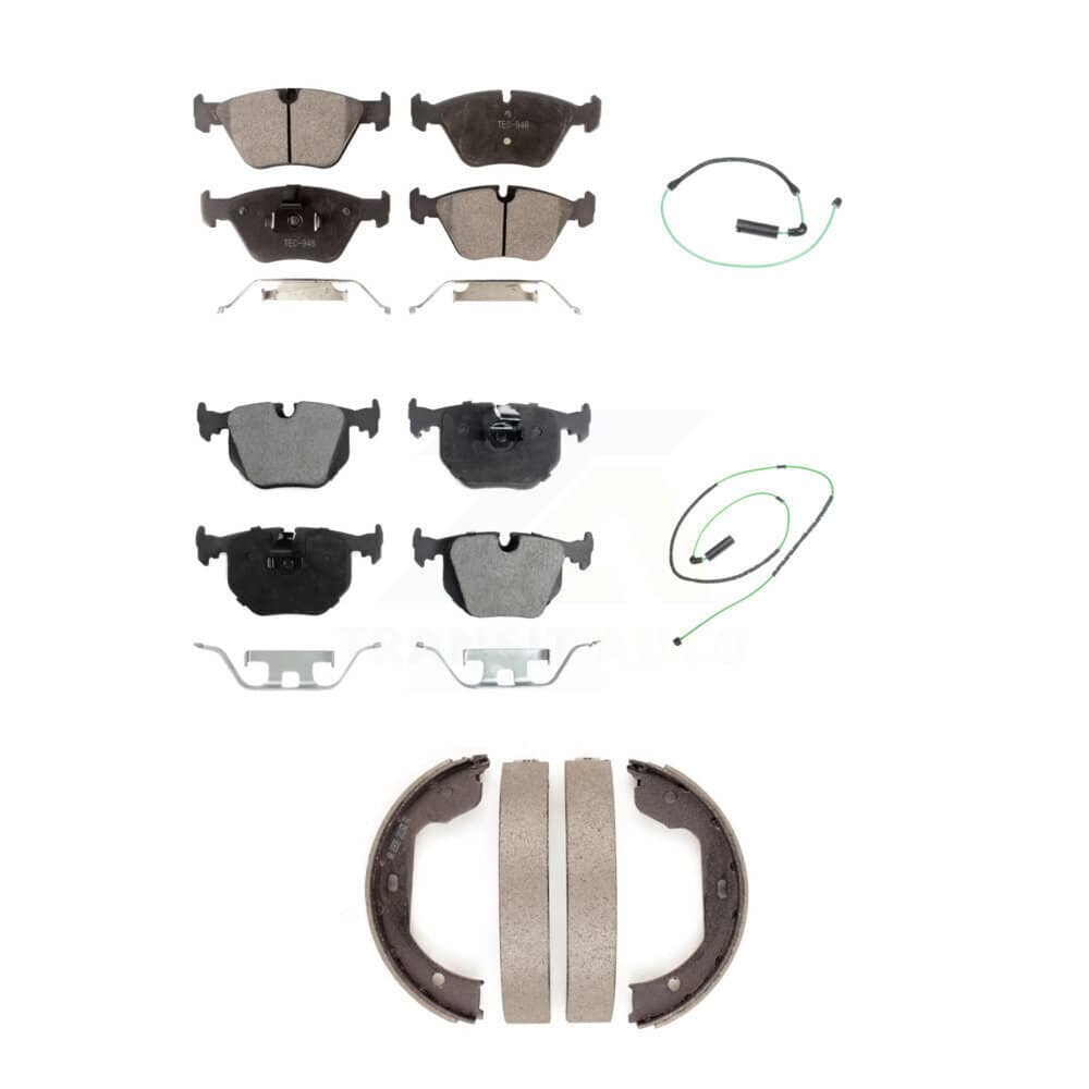 Positive Plus - KPW-100498 - Front and Rear Disc Brake Pad Kits
