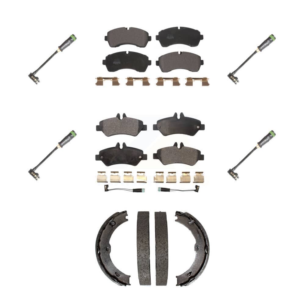 Positive Plus - KPW-101297 - Front and Rear Disc Brake Pad Kits