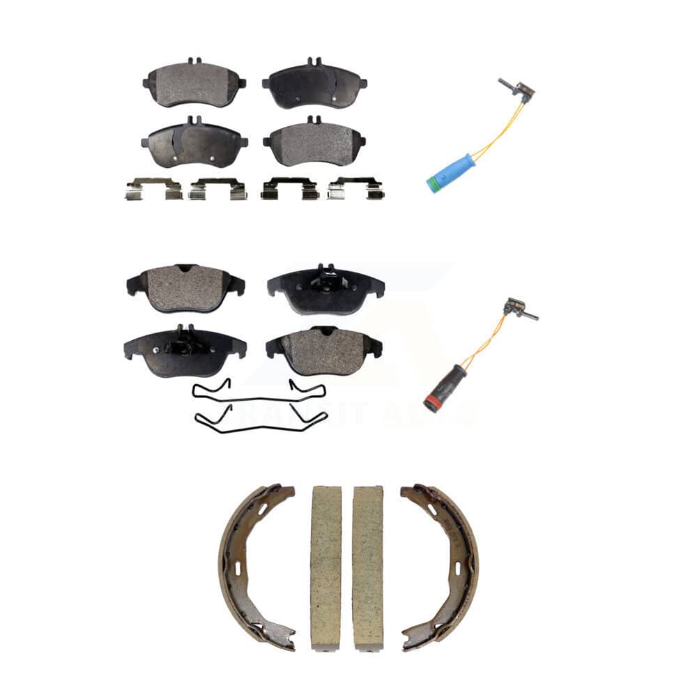 Positive Plus - KPW-101539 - Front and Rear Disc Brake Pad Kits