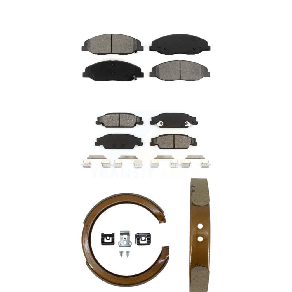 Transit Auto - KSN-100594 - Front and Rear Disc Brake Pad Kits