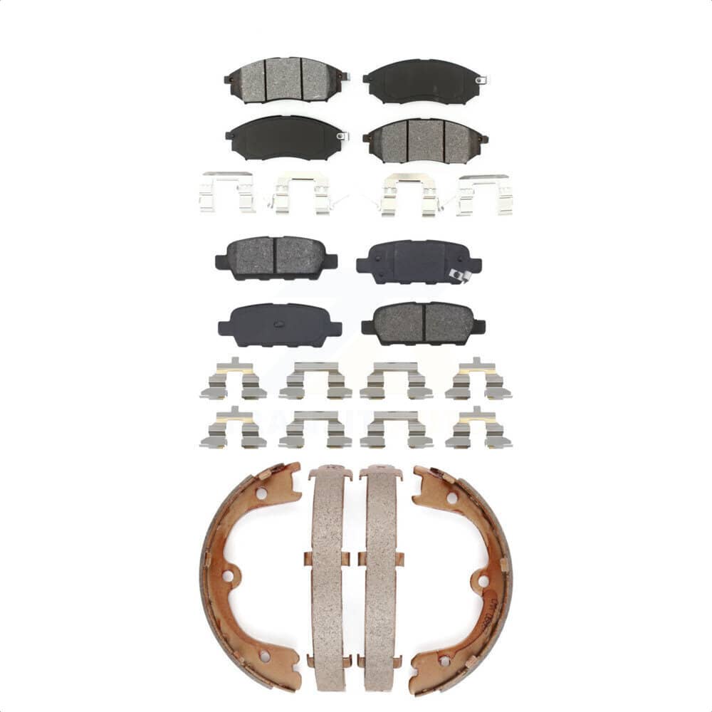 Transit Auto - KSN-100640 - Front and Rear Disc Brake Pad Kits
