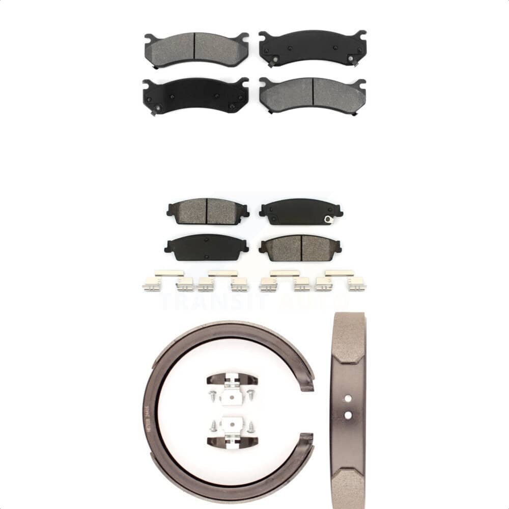 Transit Auto - KSN-100713 - Front and Rear Disc Brake Pad Kits