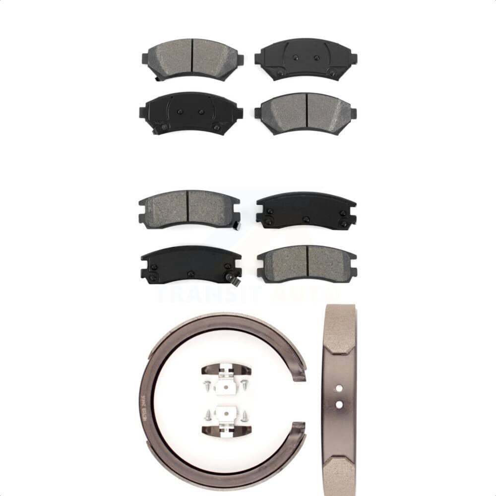 Transit Auto - KSN-100718 - Front and Rear Disc Brake Pad Kits