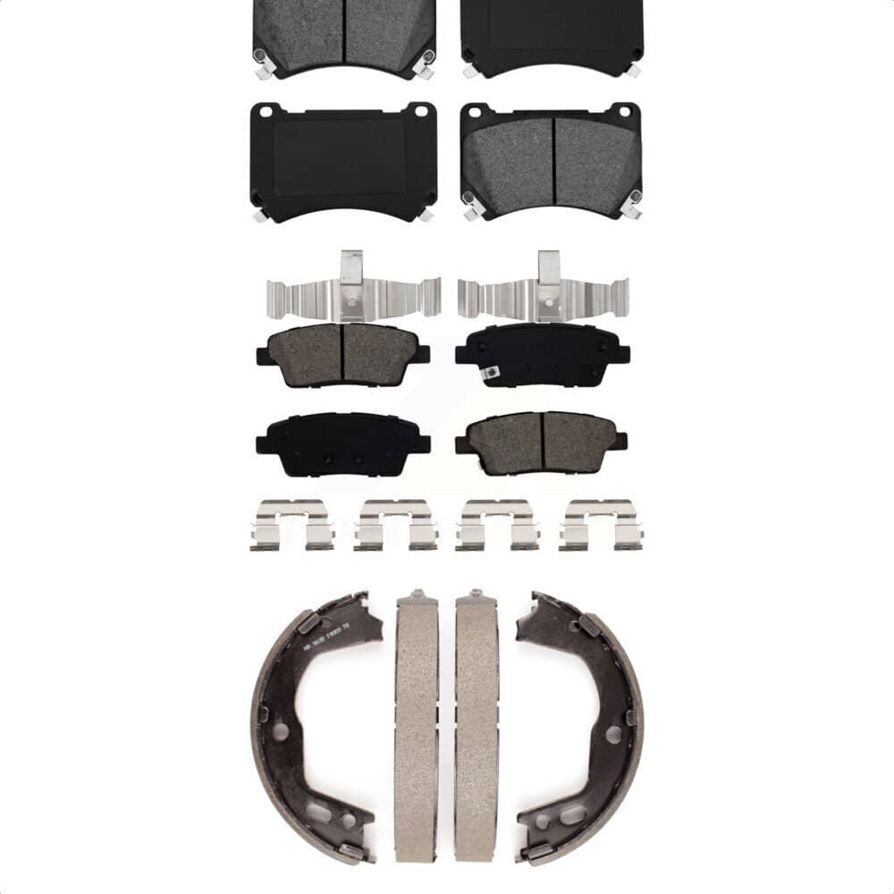 Transit Auto - KSN-100814 - Front and Rear Disc Brake Pad Kits