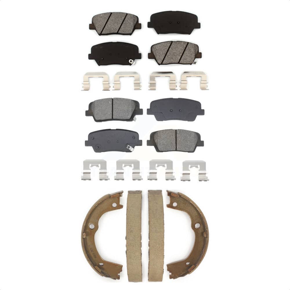 Transit Auto - KSN-100893 - Front and Rear Disc Brake Pad Kits