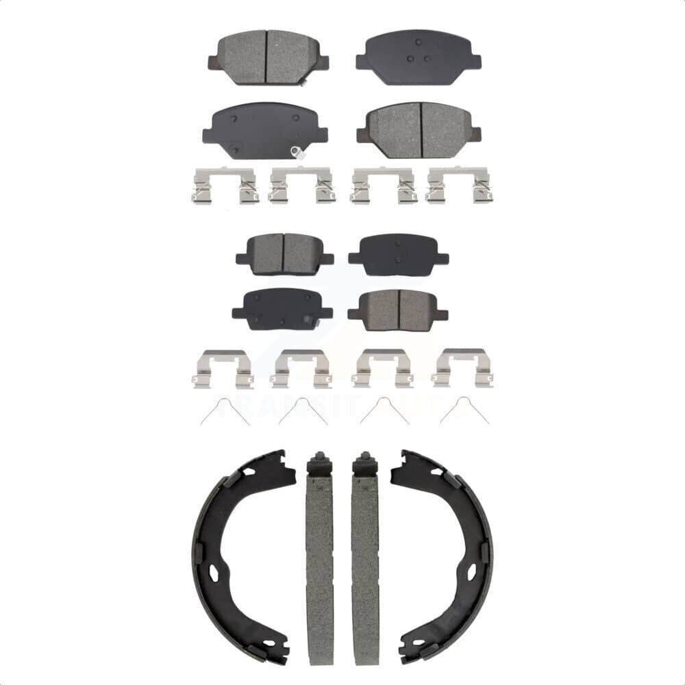 Transit Auto - KSN-100942 - Front and Rear Disc Brake Pad Kits