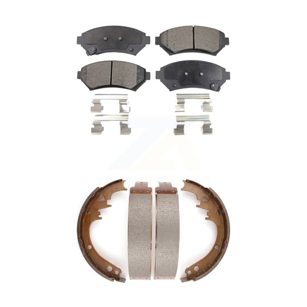 Transit Auto - KTN-100129 - Front and Rear Disc Brake Pad Kits