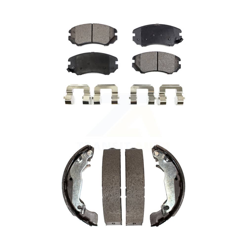 Transit Auto - KTN-100203 - Front and Rear Disc Brake Pad Kits