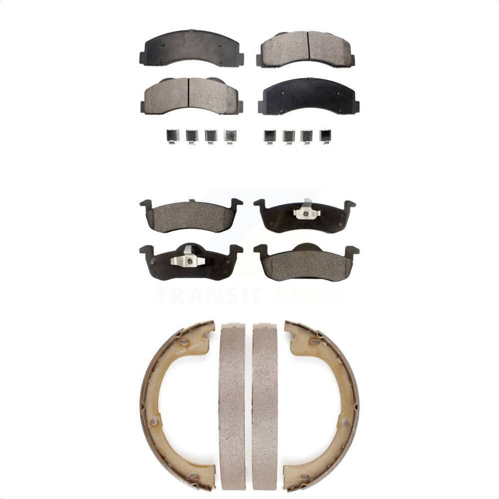 Transit Auto - KTN-100520 - Front and Rear Disc Brake Pad Kits