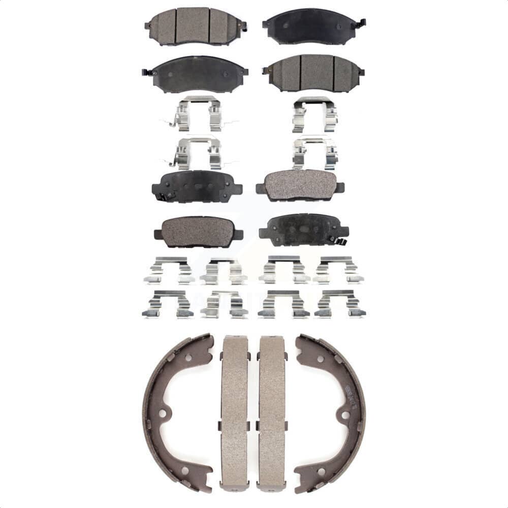 Transit Auto - KTN-100527 - Front and Rear Disc Brake Pad Kits