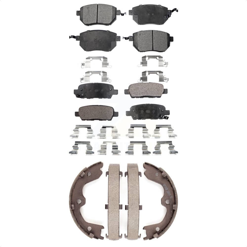 Transit Auto - KTN-100528 - Front and Rear Disc Brake Pad Kits
