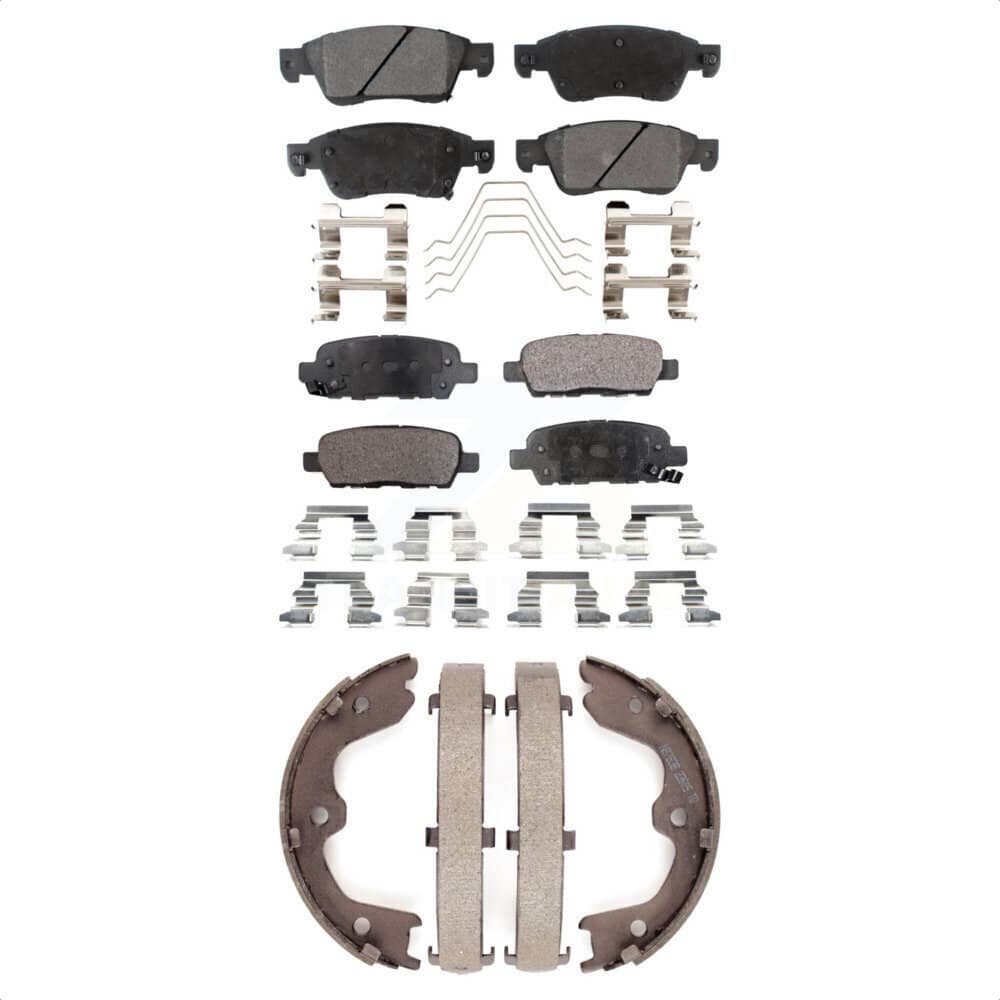 Transit Auto - KTN-100535 - Front and Rear Disc Brake Pad Kits
