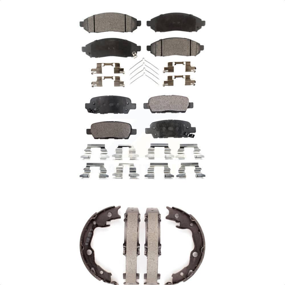 Transit Auto - KTN-100545 - Front and Rear Disc Brake Pad Kits