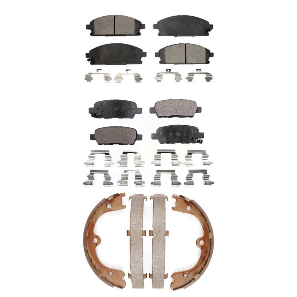 Transit Auto - KTN-100546 - Front and Rear Disc Brake Pad Kits