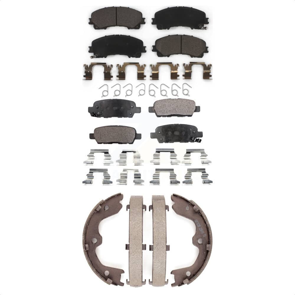 Transit Auto - KTN-100548 - Front and Rear Disc Brake Pad Kits