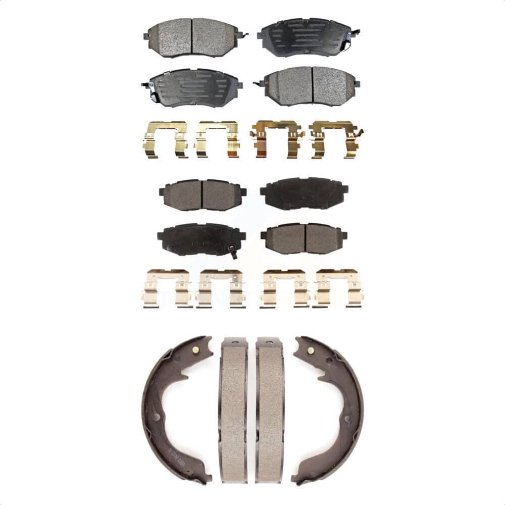 Transit Auto - KTN-100590 - Front and Rear Disc Brake Pad Kits