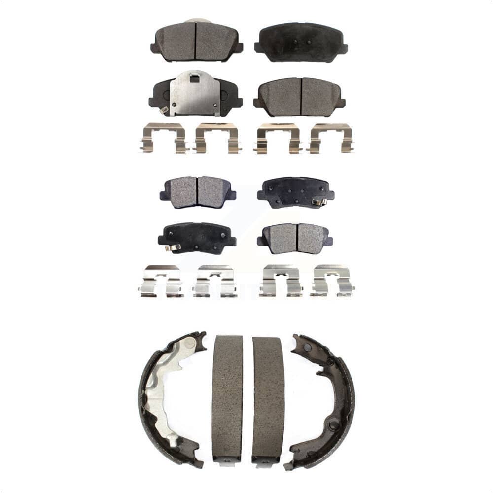 Transit Auto - KTN-100630 - Front and Rear Disc Brake Pad Kits