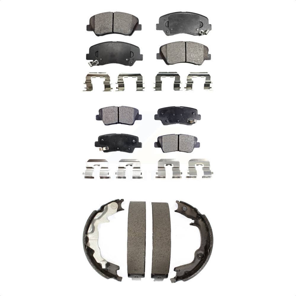 Transit Auto - KTN-100631 - Front and Rear Disc Brake Pad Kits