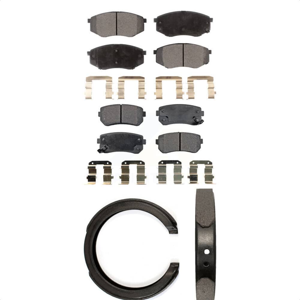 Transit Auto - KTN-100655 - Front and Rear Disc Brake Pad Kits