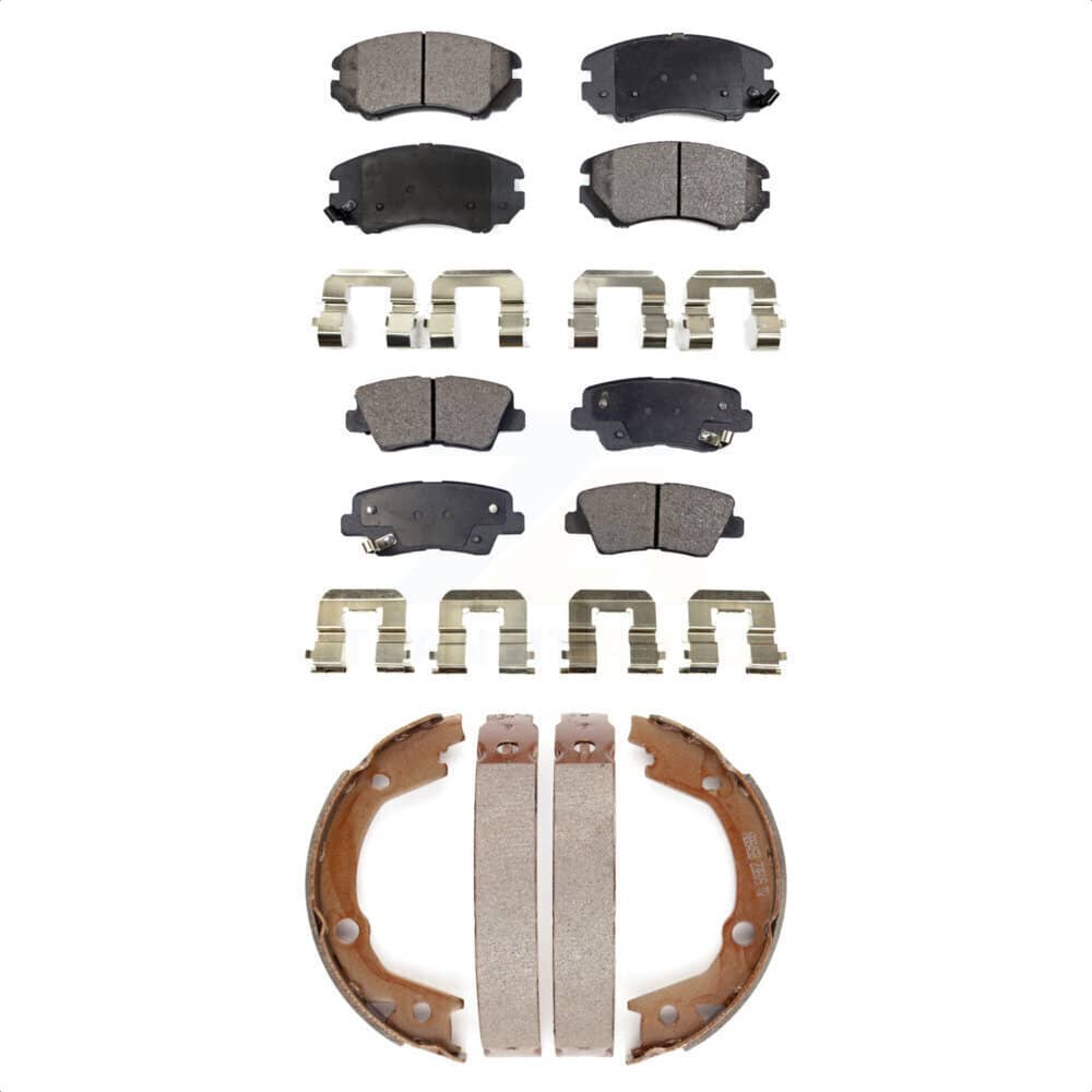 Transit Auto - KTN-100658 - Front and Rear Disc Brake Pad Kits