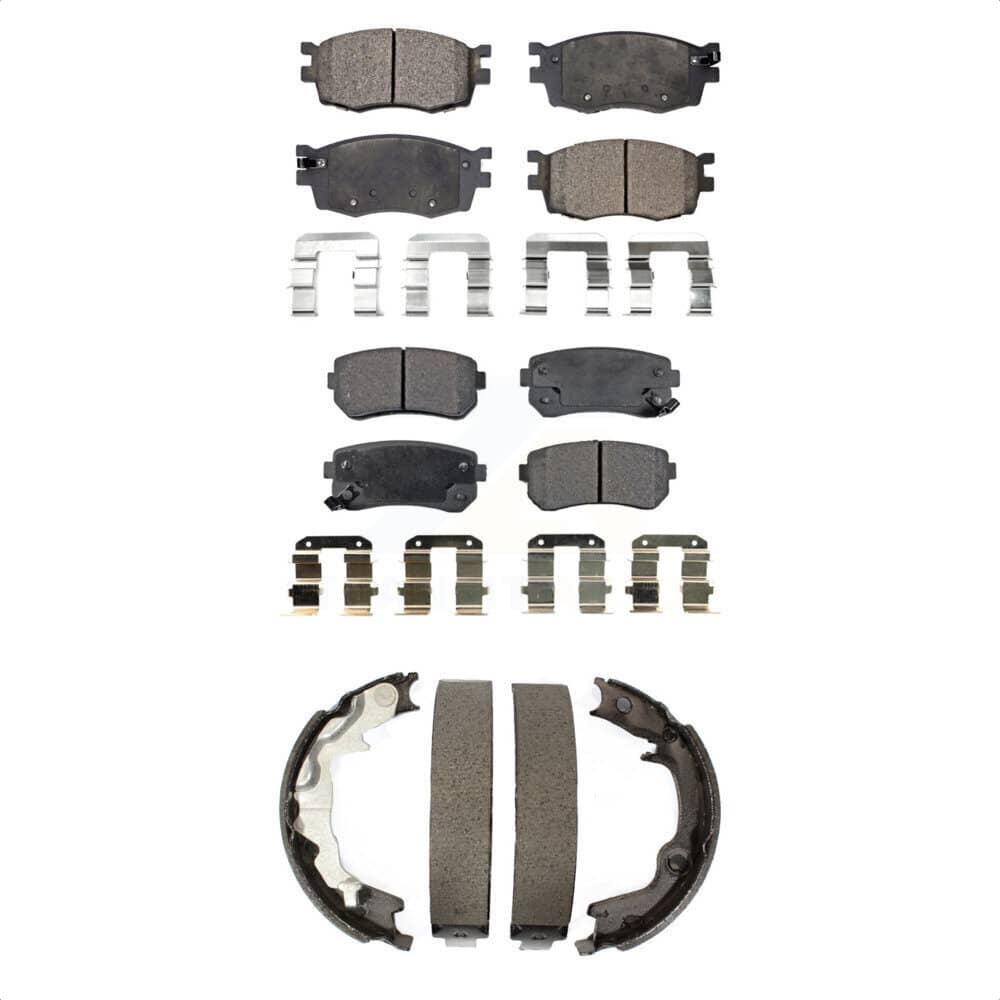 Transit Auto - KTN-100660 - Front and Rear Disc Brake Pad Kits