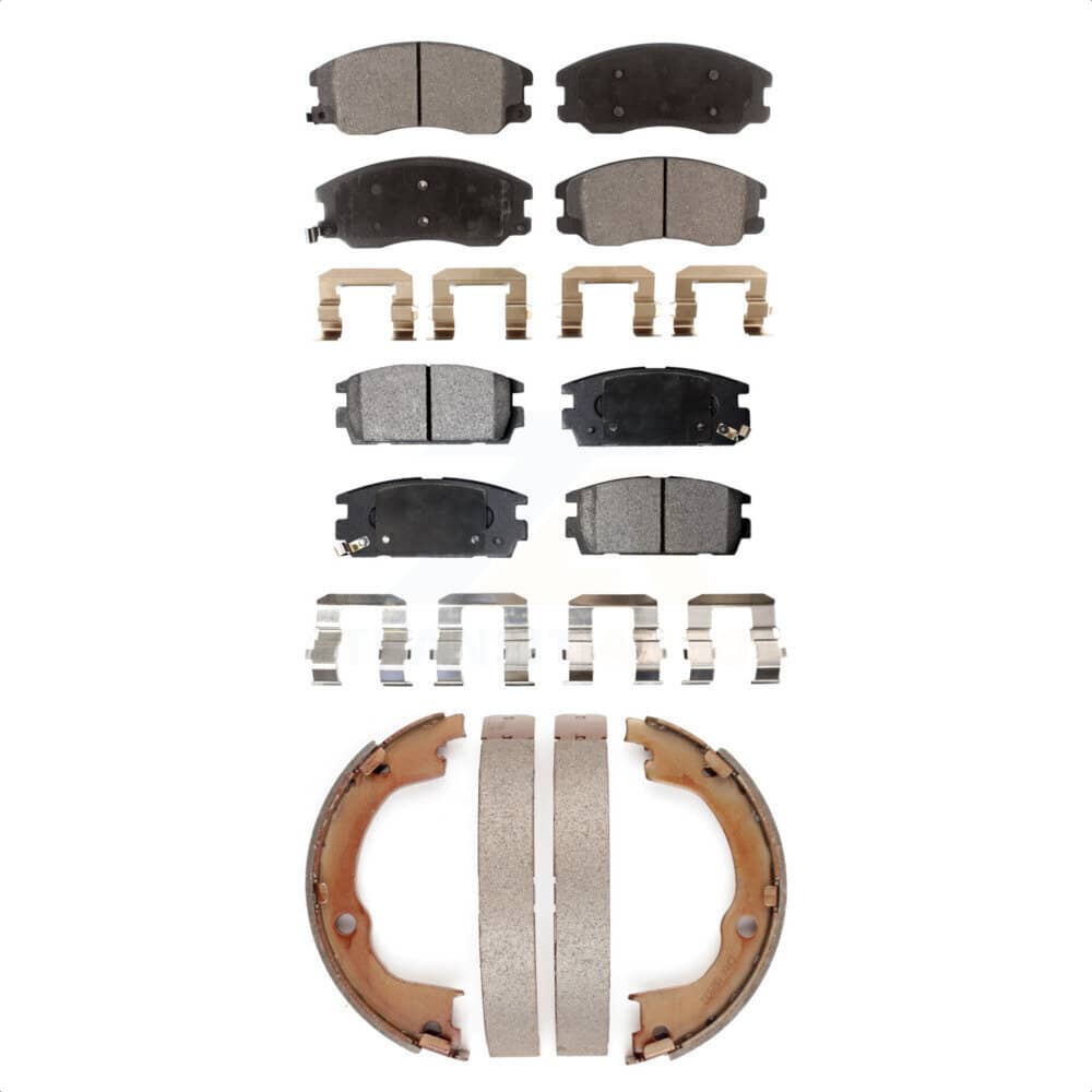 Transit Auto - KTN-100788 - Front and Rear Disc Brake Pad Kits