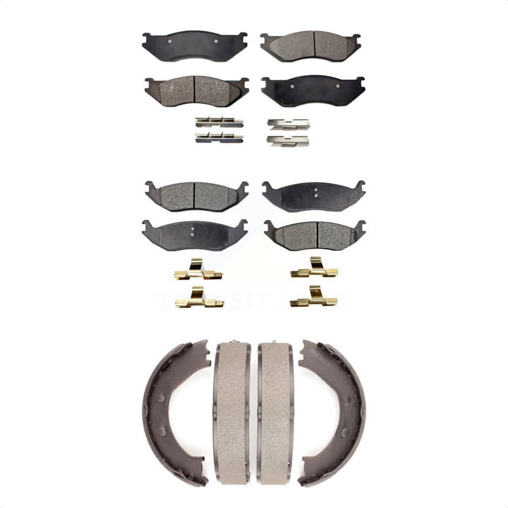 Transit Auto - KTN-100796 - Front and Rear Disc Brake Pad Kits