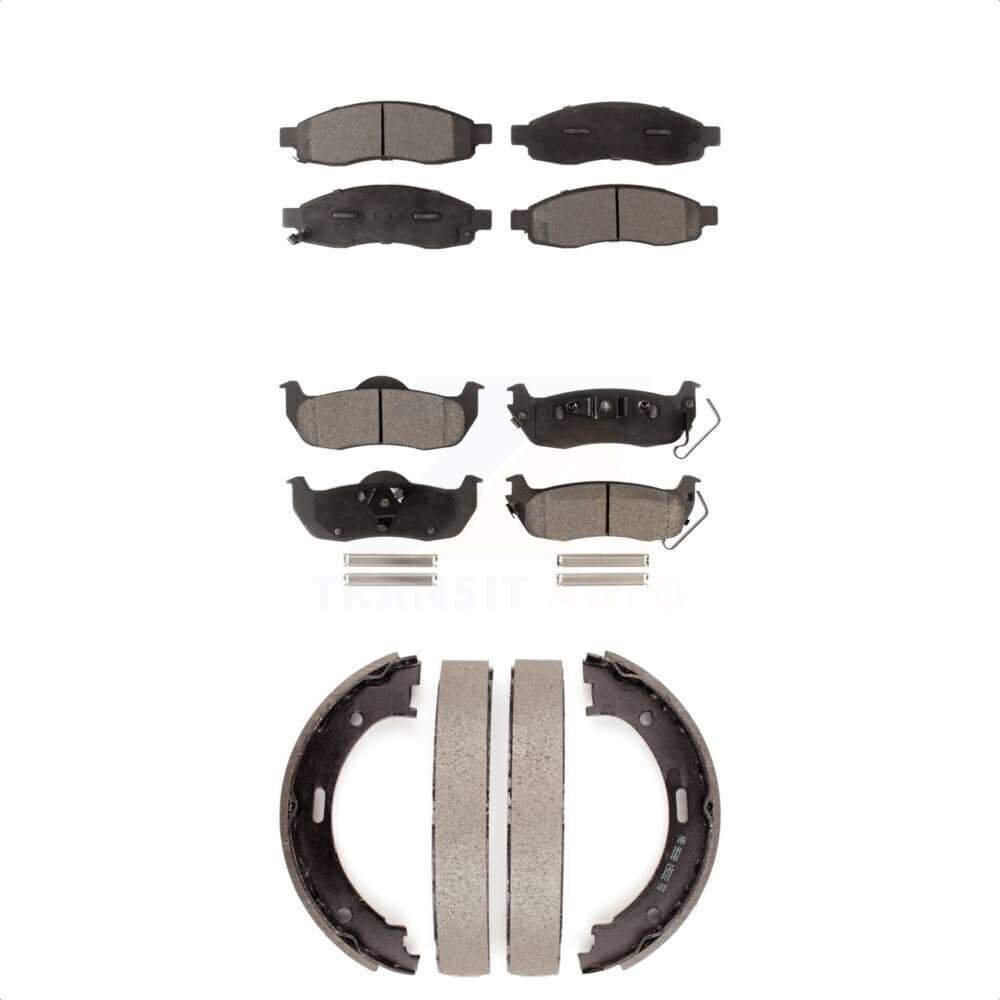 Transit Auto - KTN-100802 - Front and Rear Disc Brake Pad Kits