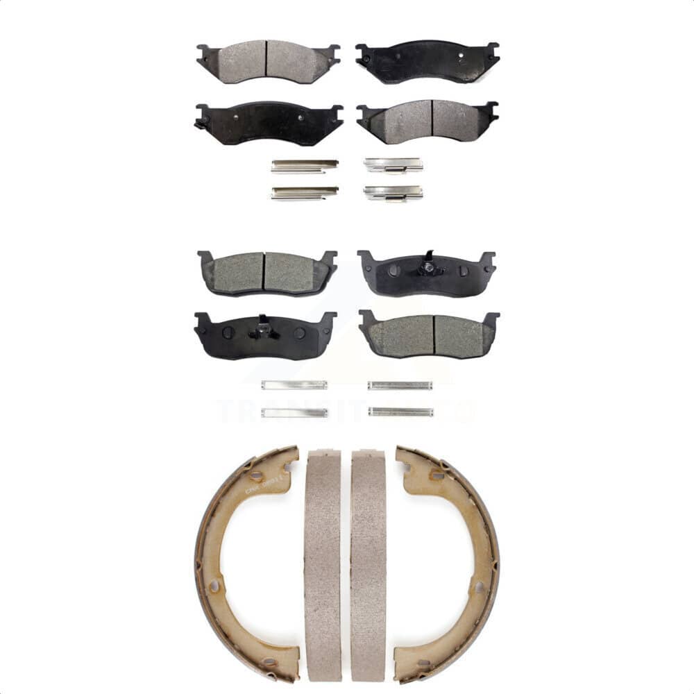 Transit Auto - KTN-100808 - Front and Rear Disc Brake Pad Kits
