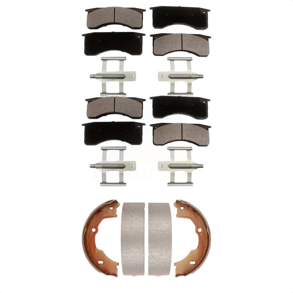 Transit Auto - KTN-100819 - Front and Rear Disc Brake Pad Kits