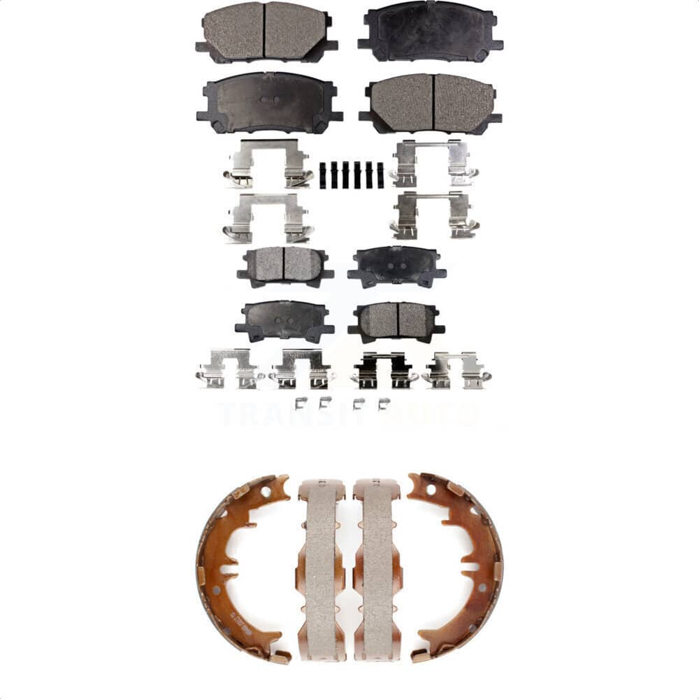 Transit Auto - KTN-100824 - Front and Rear Disc Brake Pad Kits