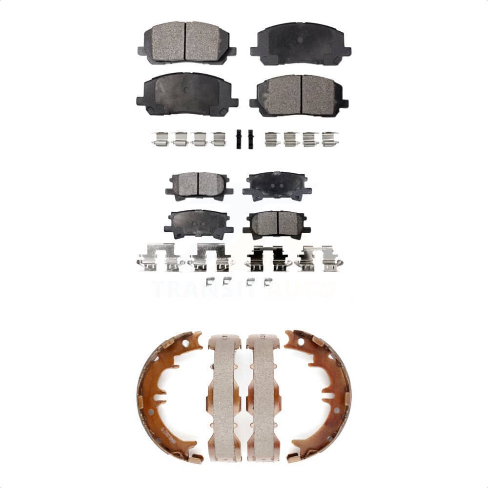Transit Auto - KTN-100825 - Front and Rear Disc Brake Pad Kits