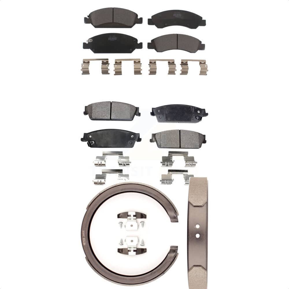 Transit Auto - KTN-100828 - Front and Rear Disc Brake Pad Kits