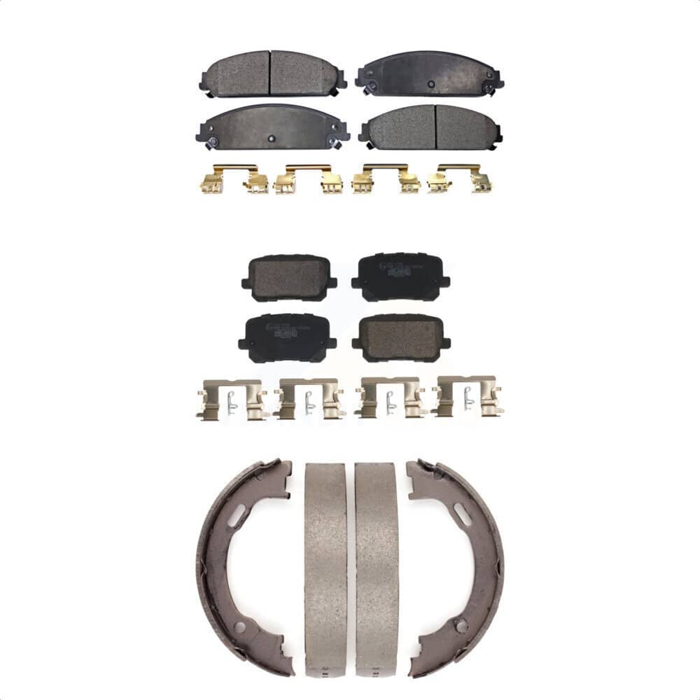 Transit Auto - KTN-100900 - Front and Rear Disc Brake Pad Kits