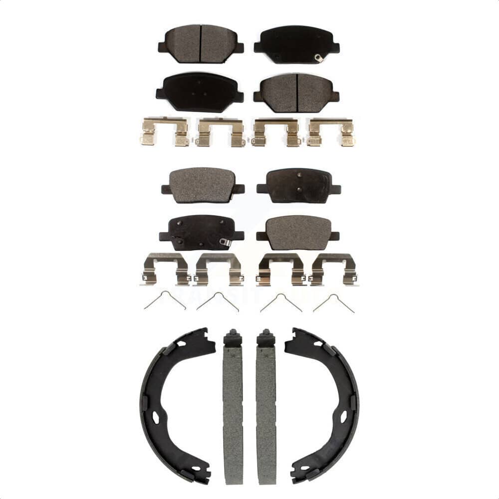 Transit Auto - KTN-100940 - Front and Rear Disc Brake Pad Kits