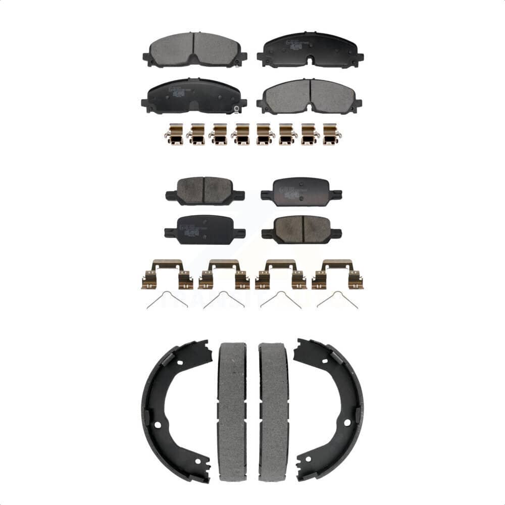 Transit Auto - KTN-100968 - Front and Rear Disc Brake Pad Kits