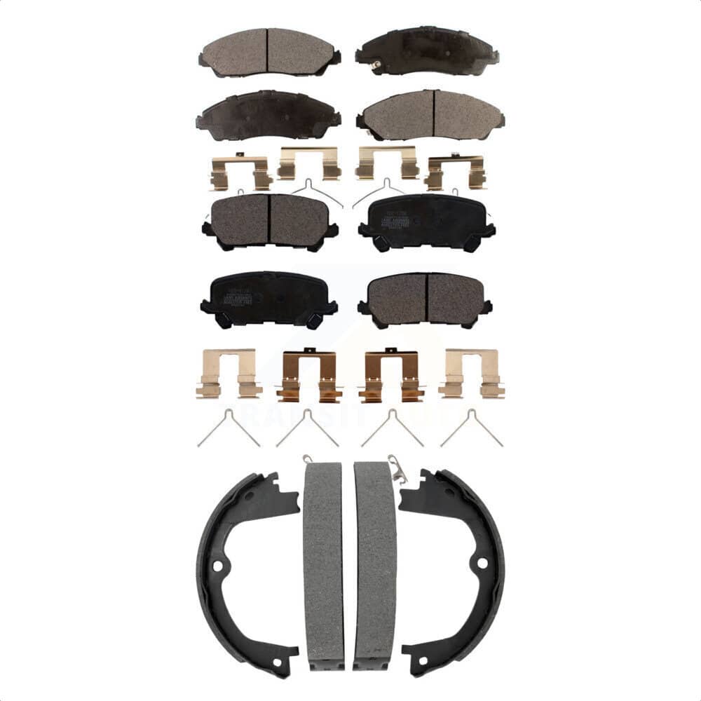 Transit Auto - KTN-100978 - Front and Rear Disc Brake Pad Kits