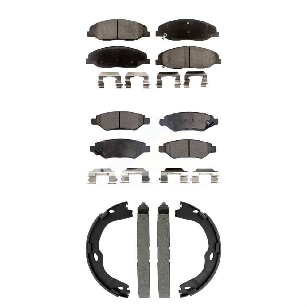 Transit Auto - KTN-100989 - Front and Rear Disc Brake Pad Kits