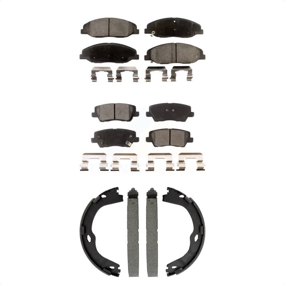 Transit Auto - KTN-100991 - Front and Rear Disc Brake Pad Kits